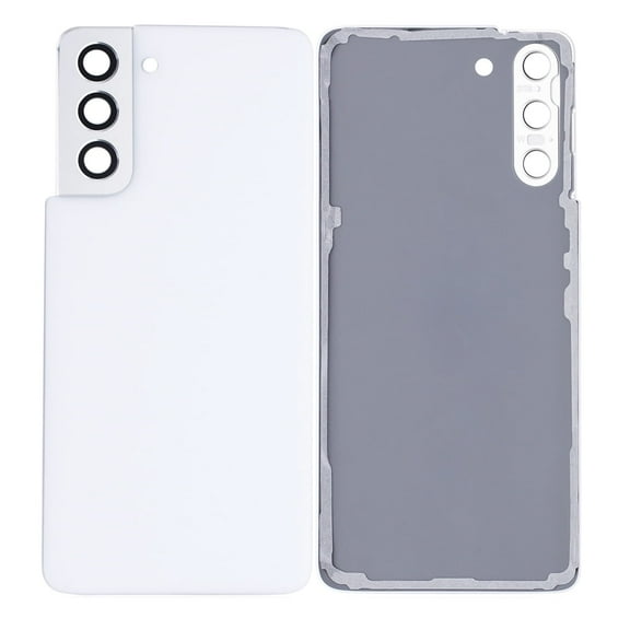 Replacement Back Housing Cover With Camera Lens For Samsung Galaxy S21 5G (SM-G991W) - Phantom White