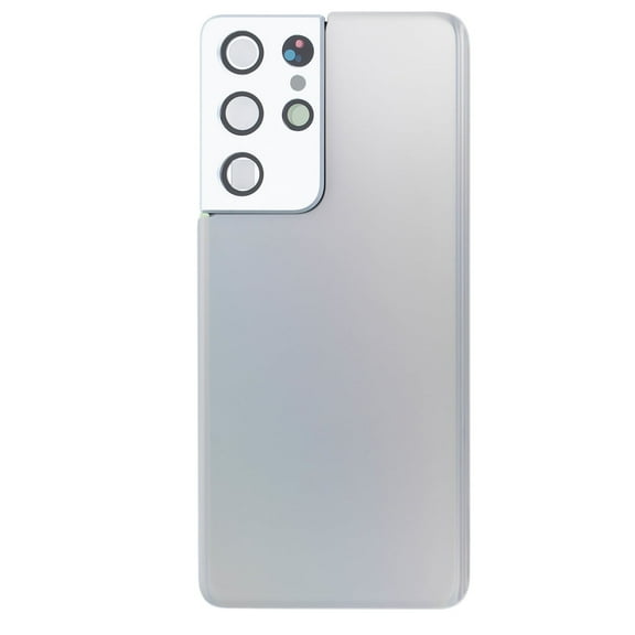 Replacement Back Housing Cover With Camera Lens For Samsung Galaxy S21 Ultra 5G (SM-G998W) - Phantom Silver