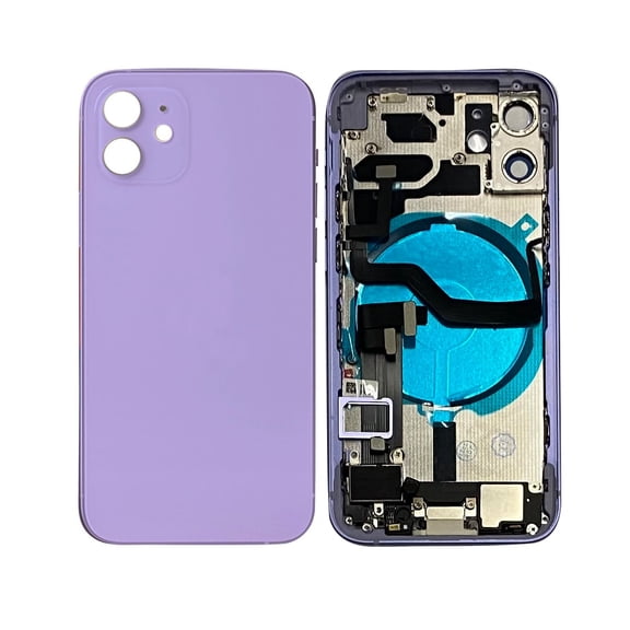 Replacement Back Housing Cover With Parts For Apple iPhone 12 Mini - Purple