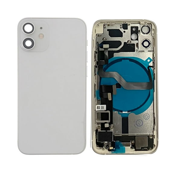 Replacement Back Housing Cover With Parts For Apple iPhone 12 Mini - White