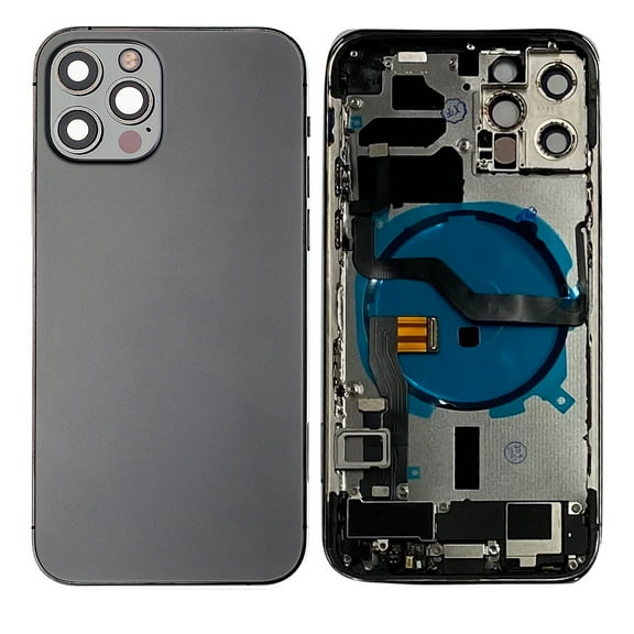 Replacement Back Housing Cover With Parts For Apple iPhone 12 Pro - Graphite
