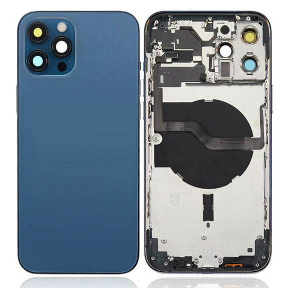 Esource Parts Back Housing Cover Replacement with Parts for Apple iPhone 12 Pro Max
