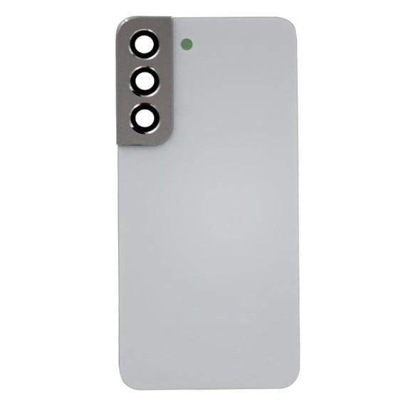 Replacement Back Housing Glass Cover With Camera Lens For Samsung Galaxy S22 5G (SM-S901W) - White