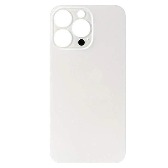 Replacement Back Housing Glass Cover With Larger Camera Hole For Apple iPhone 13 Pro Max (A2641) - Silver