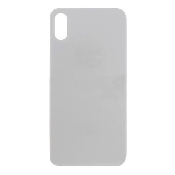 Replacement Back Housing Glass Cover With Larger Camera Hole For Apple iPhone XS - Silver