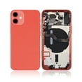 thumbnail image 1 of Replacement Back Housing W/ Small Components Pre-Installed Compatible For iPhone 12 Mini (No Logo) (Aftermarket Plus) (International Version) (Red), 1 of 8
