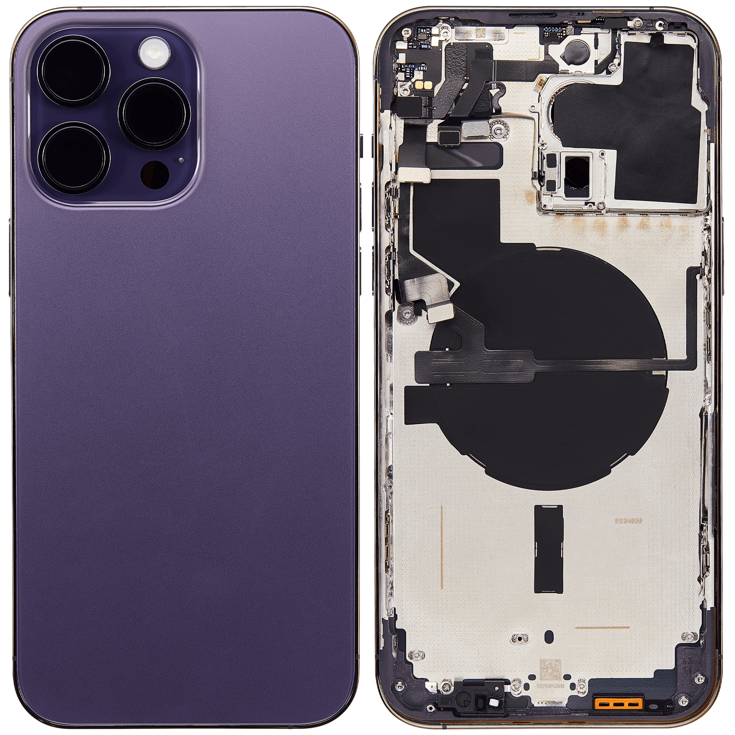 Replacement Back Housing W/ Small Installed Compatible For iPhone