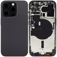thumbnail image 1 of Replacement Back Housing W/ Small Installed Compatible For iPhone 14 Pro (US) (Aftermarket +) (Space Black), 1 of 8
