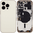 thumbnail image 1 of Replacement Back Housing W/ Small Pre-Installed Compatible For iPhone 14 Pro (No Logo) (Aftermarket +) (Gold), 1 of 1