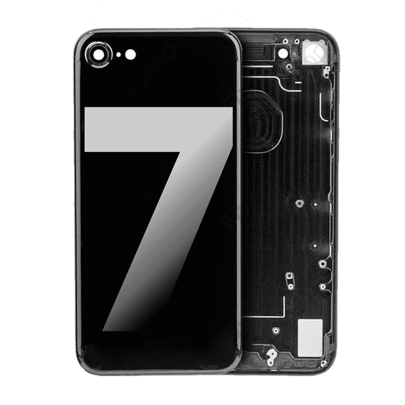 Replacement Back Housing Without Small Part for iPhone 7 (Jet Black)