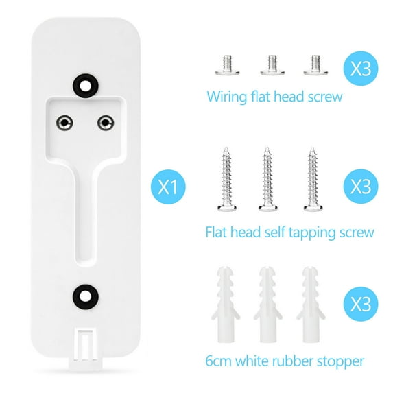Replacement Backplate for Blink Video Doorbell Easy Installation, Complete Set with Screws