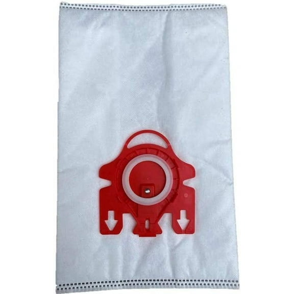 Replacement Bags for Miele Type  FJM 3D Hyclean Canister Vacuum Bags. 10 Bags + 2 Motor Filters + 2 Air Clean Filters. Compatible with Miele S200, S300, S500, S4, S6, Compact C1/C2