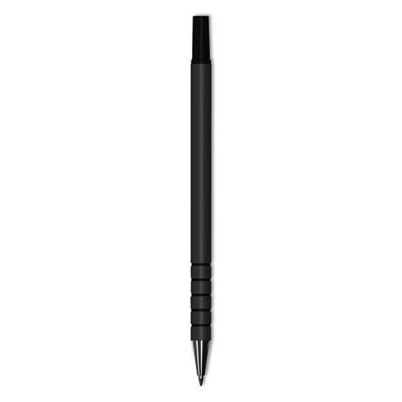 Replacement Ballpoint Counter Pen, Medium 1 Mm, Black Ink, Black, 6/pack | Bundle of 10 Packs