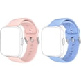 thumbnail image 1 of Replacement Bands P22 CS201C Smart Watches, Adjustable TPU 20mm Wristbands Silicone Smartwatch Bands for Women Men, 1 of 7