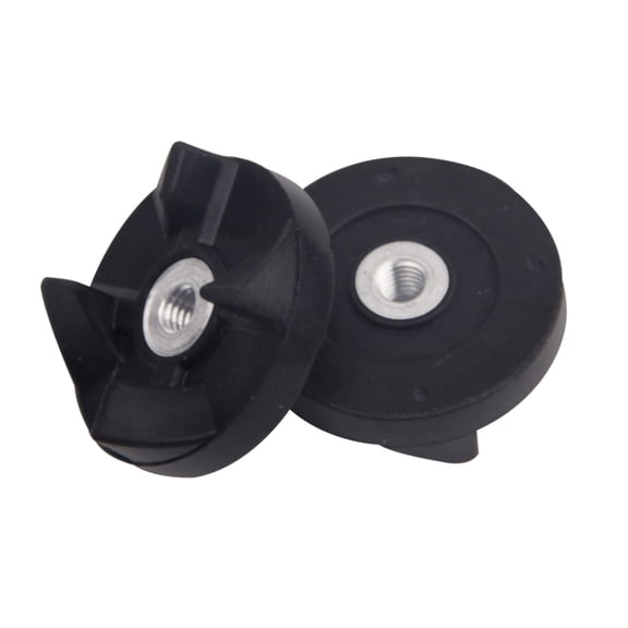 Replacement Base Gear Blade Gear Set for Magic Bullet 250W Blender, 2-Piece Black Wheel Repair Parts, High-Strength Plastic Drive Gears for Juicer Motor Connection