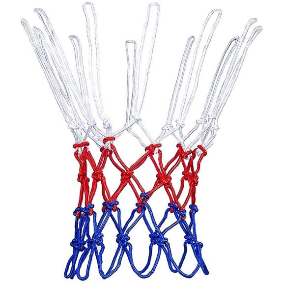 Replacement Basketball Net Heavy Duty, 12 Loop Professional Net for Standard Hoop, All Weather UV Resistant Polyester Net for Indoor Outdoor Use, Easy Installation No Tools Needed
