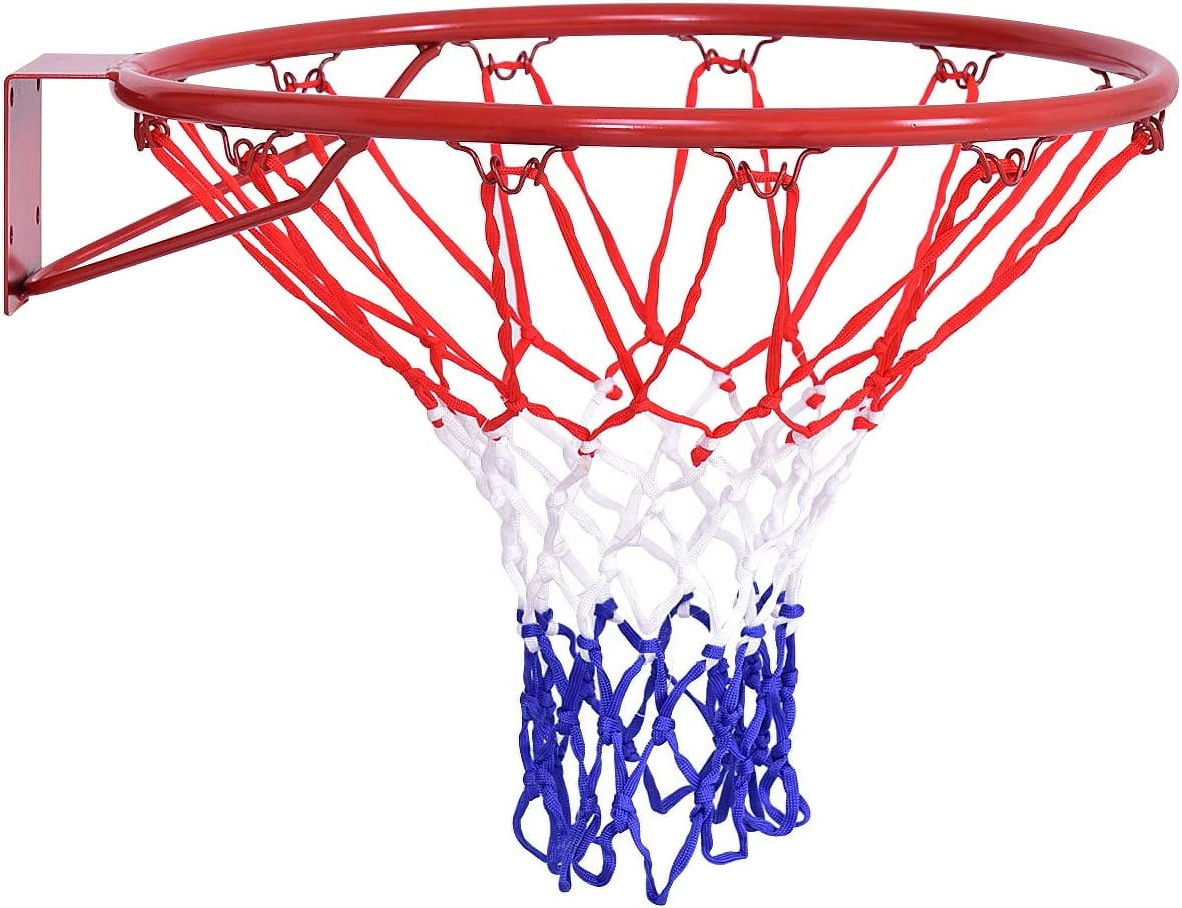 Replacement Basketball Rim, Wall Door Mounted Basketball Hoop with All ...
