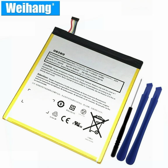 Replacement Battery 26S1018 58-000161 MC-28A8B8 For Fire HD 8 6th Generation Tablet PR53DC (2016 release)