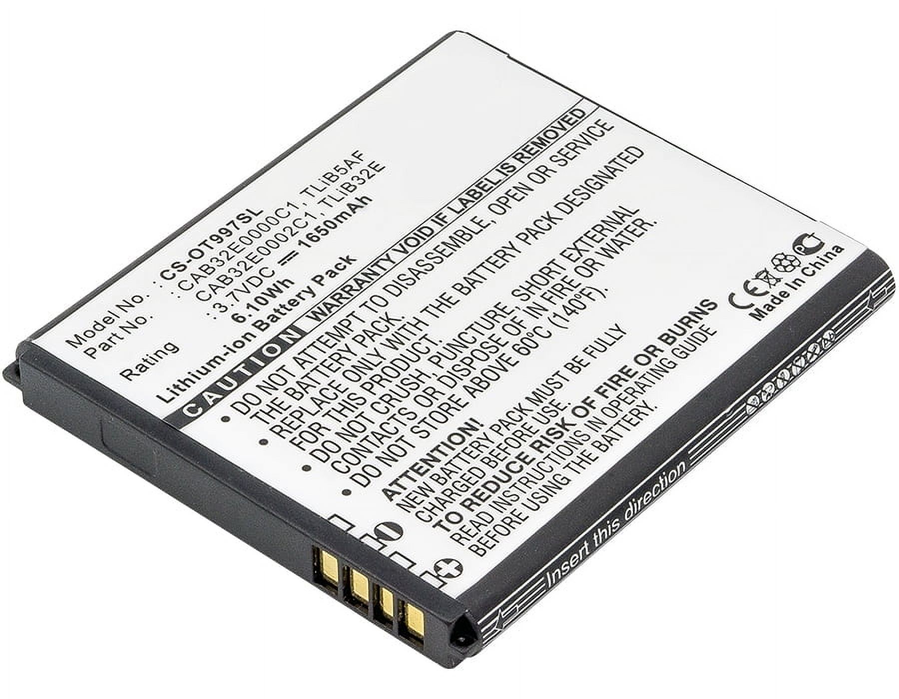 ALCATEL ONETOUCH TLiBAF 3.7V 1800mAh BATTERY at ₹ 00/piece in