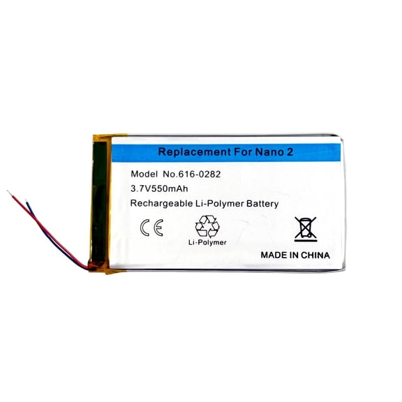Replacement Battery Apple iPod Nano 2nd Generation A1199 2GB 4GB 8GB 616-0282