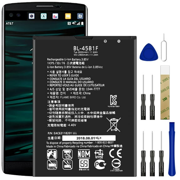 Replacement Battery BL-45B1F For T-Mobile LG G Stylo 2 Plus K550 Tool