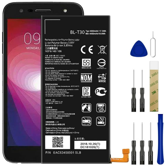 Replacement Battery BL-T30 For LG X Power 2 M320N M320F M322 M327 X500 Tool