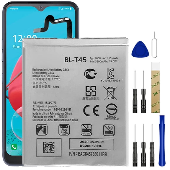 Replacement Battery BL-T45 For LG Q70 LM-Q620QM6 Tool