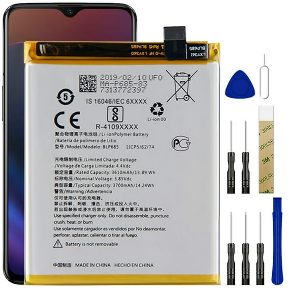 Replacement Battery BLP685 For OnePlus 7 GM1903 Tool