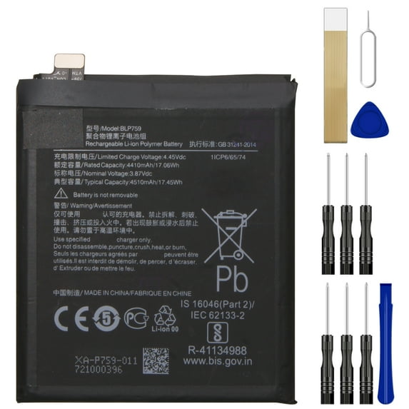 Replacement Battery BLP759 For OnePlus 8 Pro IN2025 Tool