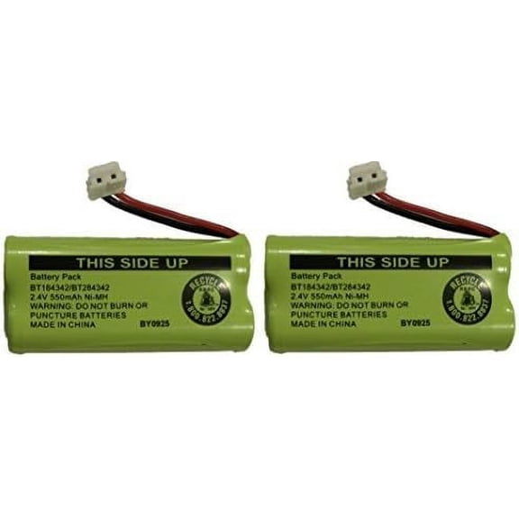 Replacement Battery BT / BT for Vtech CS6209 CS6219 CS6229 DS6121 DS6221 and More Cordless Telephones(2-Pack) 2 Count (Pack of 1)