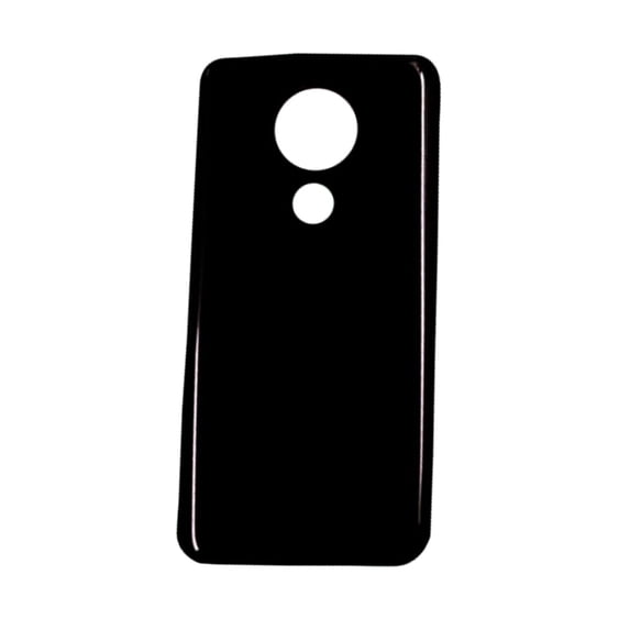 Replacement Battery Back Housing Glass Cover Compatible With Motorola Moto G7 Power - Black