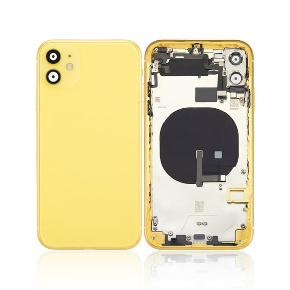 Replacement Battery Back Housing With Parts Compatible With Apple iPhone 11 (A2111) - Yellow