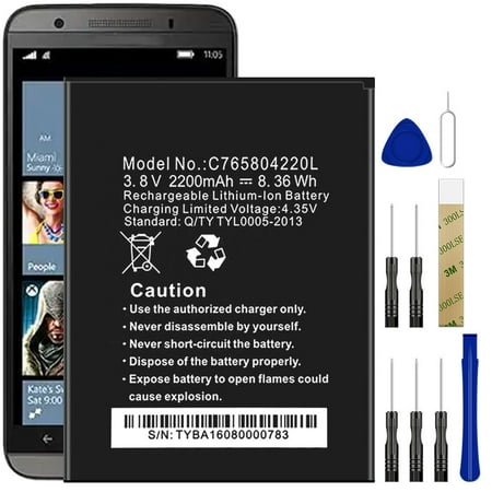 Replacement Battery C765804220L For BLU WIN HD W510 W510U W510L X150Q Tool