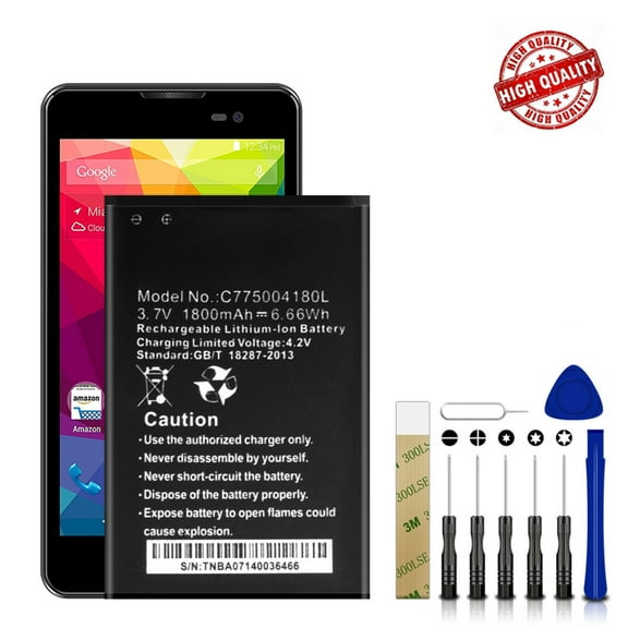 Replacement Battery C775004180L For BLU Dash M D030 D030L D030U Tool