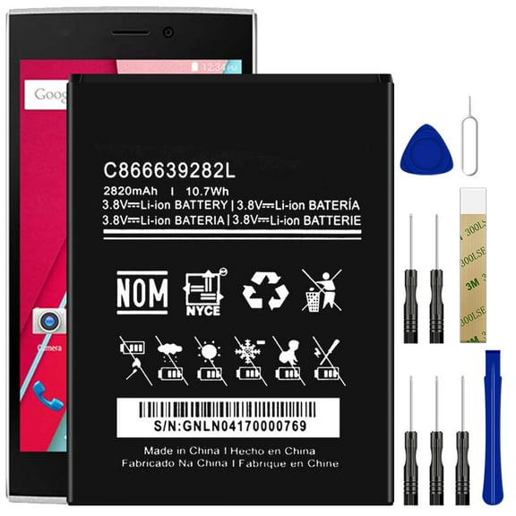 Replacement Battery C866639282L For BLU Life XL L050 L050U Tool