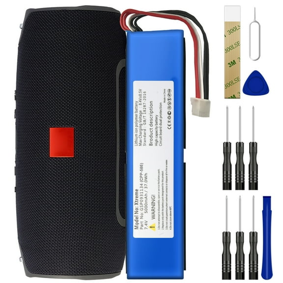 Replacement Battery CPP-586 GSP0931134 For JBL Xtreme Portable Bluetooth Speaker JBLXTREMEBLKUS Tool