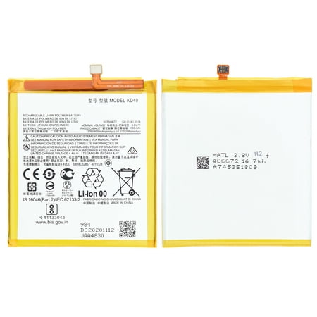 Replacement Battery Compatible For Motorola Moto G8 Plus (XT2019-2 / 2019) (KD40)