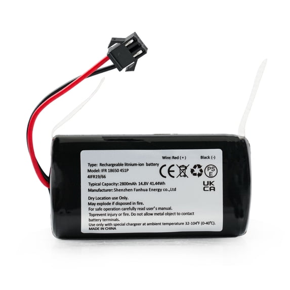 Replacement Battery for Coredy R300, R500+, R550, R580, R650, R3500, R3500S and Amarey A800, A900, Eufy RoboVac 11S, 11S Plus, 11S Max, Ecovacs Deebot N79 DN622 Robot Vacuum Cleaners, 2800mAh, 14.8V