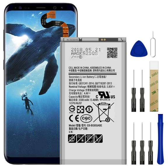 Replacement Battery EB-BG955ABE EB-BG955ABA For T-Mobile/ MetroPCS/Boost Mobile Samsung Galaxy S8+ Plus Tool