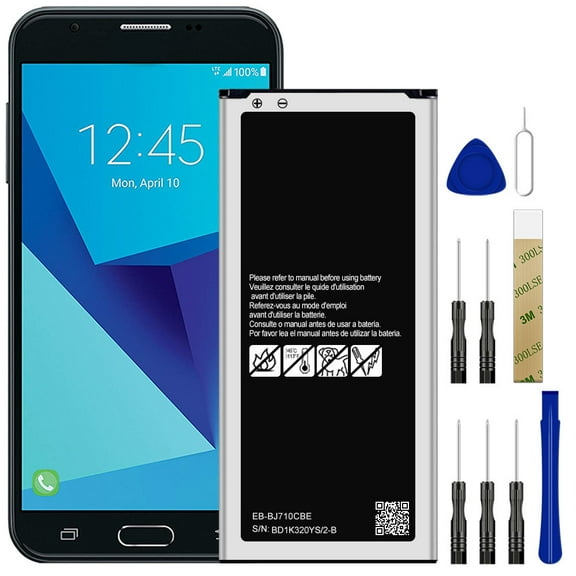 Replacement Battery EB-BJ710CBE For Samsung Galaxy J7 Sky Pro S737TL SM-S737TL Tool