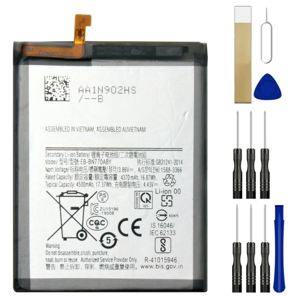Replacement Battery EB-BN770ABY Compatible for Samsung Galaxy Note 10 Lite SM-N770F/DS Tool