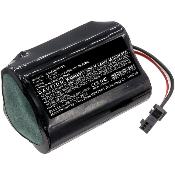 Replacement Battery for Ecovacs D36A,D36B,D36C,D36E,DA60,DA611,DB35,Deebot Slim 1,Deebot Slim 10,Deebot Slim 2,TCR360,Part Number:DA60-Darfon,ZJ1450,3400mAh