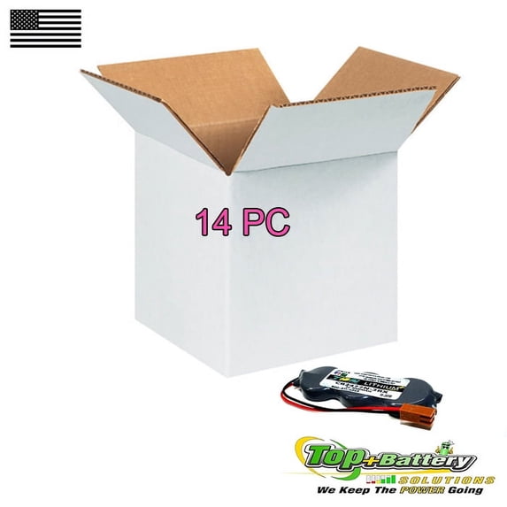 Replacement Battery For CNC CR2477N-3RX Panasonic 44A747665-001R03, 44A747665-001R02, 44A747665-001R01, GE Fanuc IC698ACC701 PLC Qty.14