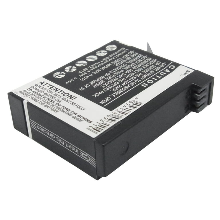 klistermærke to Springboard Battery for Gopro 335-06532-000 AHDBT-401 Go Pro Hero 4 Black Silver 4+  1160mAh - Walmart.com