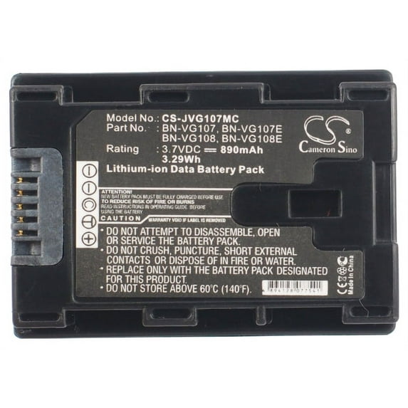 Replacement Battery For JVC 3.7v 890mAh/3.29Wh Camera Battery
