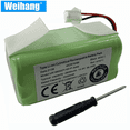 thumbnail image 1 of Replacement Battery For Shark Ion Robot RV700 RV720 RV750 RV755 RVbat700 Vacuum Cleaners (3 Prong Plug), 1 of 4