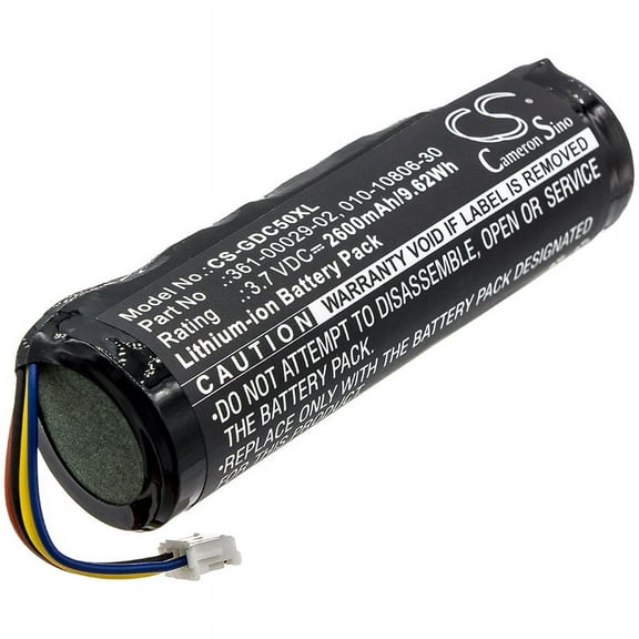 Replacement Battery for Garmin Alpha,Alpha 100,Alpha GPS Pig Hunting Dog Trac,DC50,DC50 Dog Tracking Collar,GAA002,GAA003,GAA004,010-10806-30,010-11828-03,361-00029-02,3.7V/2600mAh