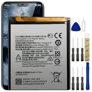 Replacement Battery HE342 For Nokia X6 2018 TA-1099 TA-1103 6.1 Plus Tool