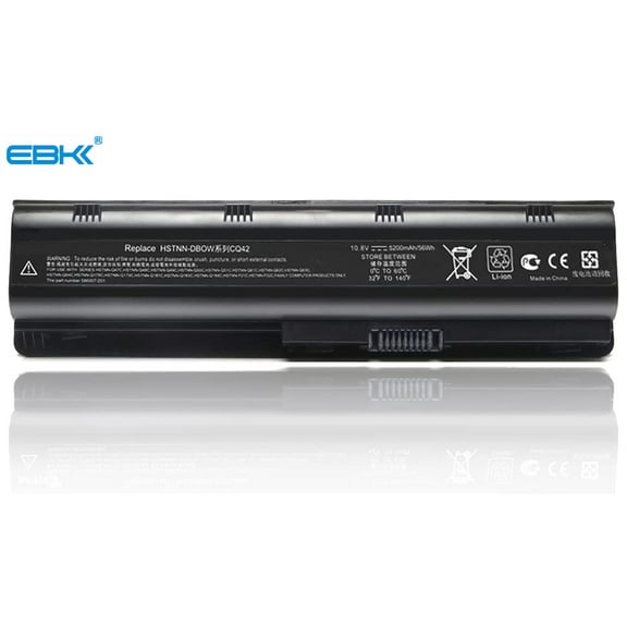 Replacement Battery for HP Spare 593553-001, HP Compaq Presario CQ32 CQ42 CQ43, HP Pavilion dm4 g4 g6 g7 DV3-4000 DV5-2000 DV6-3000 DV7-6000, COMPAQ 435 436, fits HP MU06 (5200mAh)