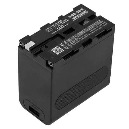 Replacement Battery for HVR-V1U,HVR-Z1C,HVR-Z1E,HVR-Z1J,HVR-Z1N,HVR-Z1P,HVR-Z1U,MPK-DVF4,MVC-FDR1E (Digital Mavica),MVC-FDR3 (Digital Mavica),PBD-D50 (DVD Player),6600mAh